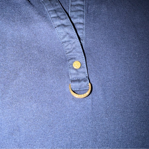 Lauren by Ralph Lauren Navy Blue Quarter Sleeve Top size 1X - Picture 4 of 7